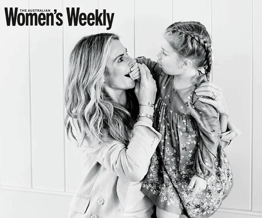 Candice Warner with her daughter Ivy Mae.