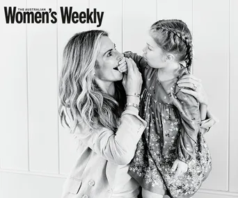 Candice Warner with her daughter Ivy Mae. 