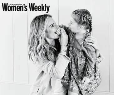 Candice Warner with her daughter Ivy Mae. 