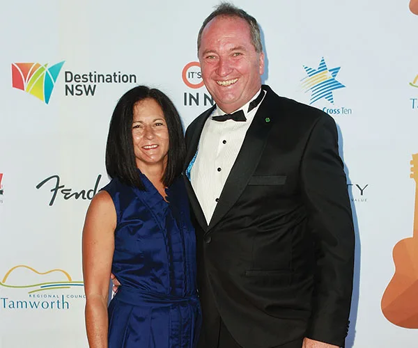 Barnaby and Natalie Joyce