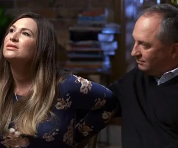Vikki Campion Barnaby Joyce interview body language