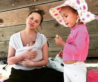 Pictures of Chrissy Teigen’s first weeks with baby Miles 