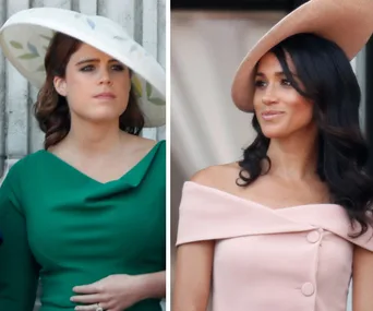 Princess Eugenie and Meghan Markle