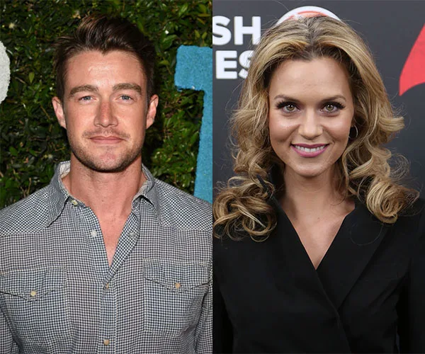 "Actors from 'One Tree Hill' reunion in 'The Christmas Contract,' wearing casual and formal outfits, smiling at events."