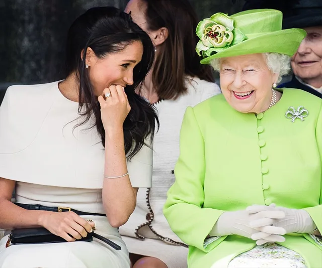 Meghan Markle and the Queen Elizabeth II