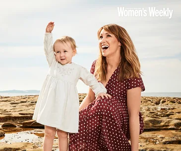 Davina Smith and daughter, Rose. 