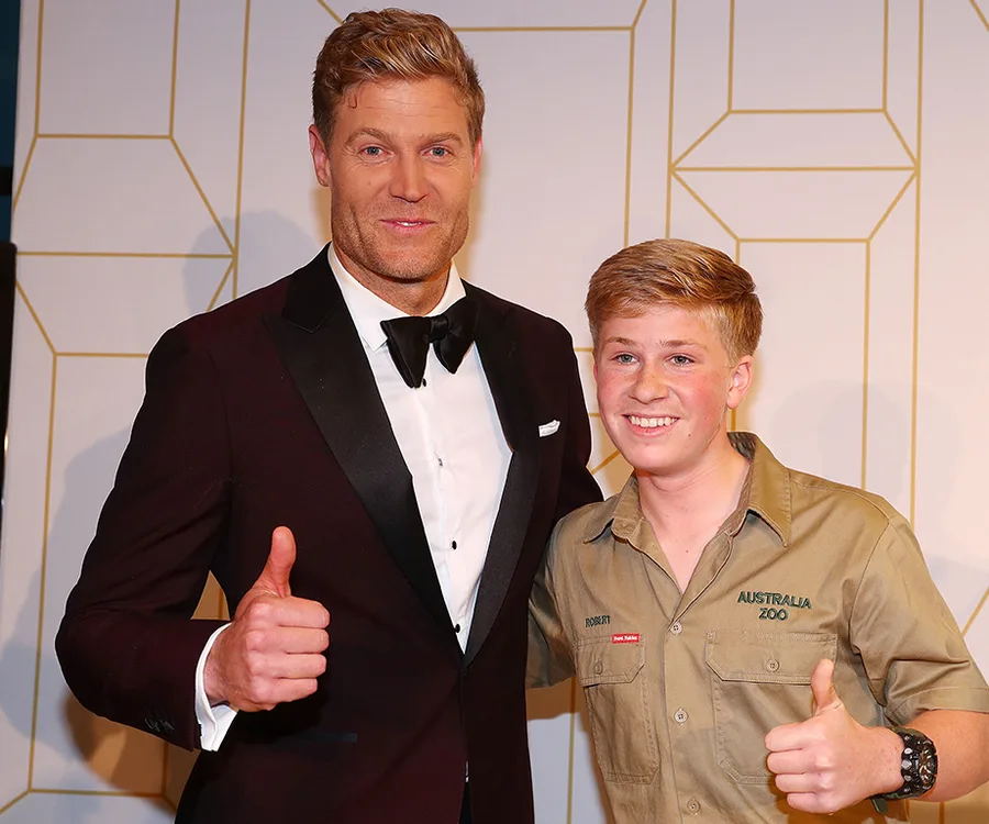Dr Chris Brown and Bob Irwin's Logie's bromance