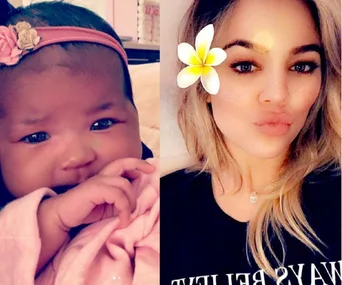 Khloe Kardashian and True Thompson