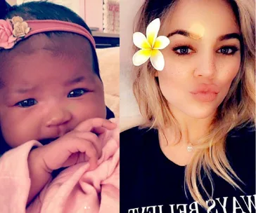 Khloe Kardashian and True Thompson