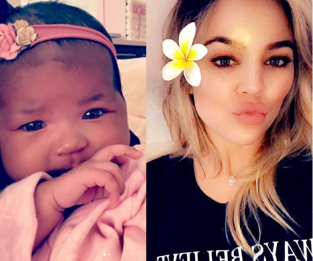 Khloe Kardashian and True Thompson