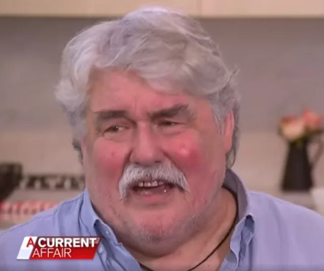 A man with gray hair and a mustache speaks, with "A Current Affair" logo in the image corner.
