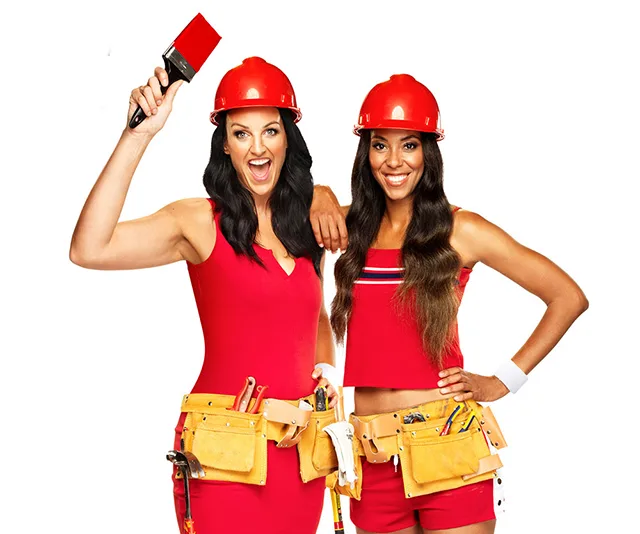 Block couple netballers Bianca and Carla