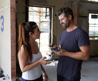 The Block's Sara and Hayden 