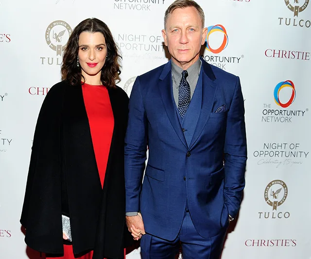 Celebrities pose together on the red carpet at the Night of Opportunity gala.