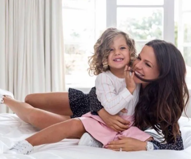 Tammin Sursok and daughter Phoenix