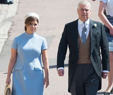 Prince Andrew and Princess Eugenie