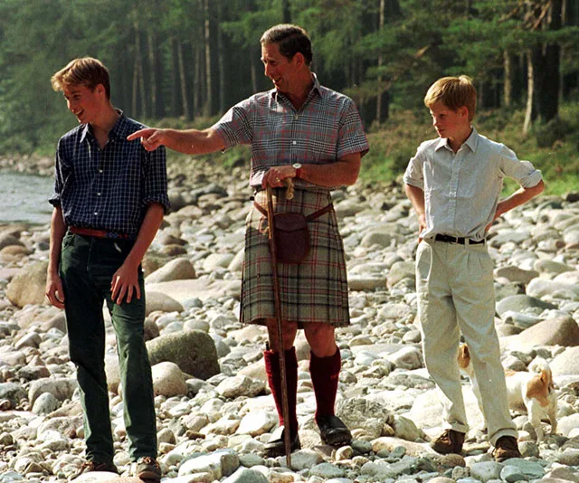 Prince Charles, Prince William, Prince Harry