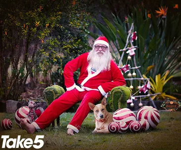 Real life: I’m the barefoot Santa Claus