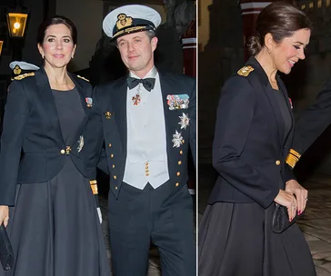 Crown Princess Mary and Crown Prince Frederik put on a dazzling display in military uniform