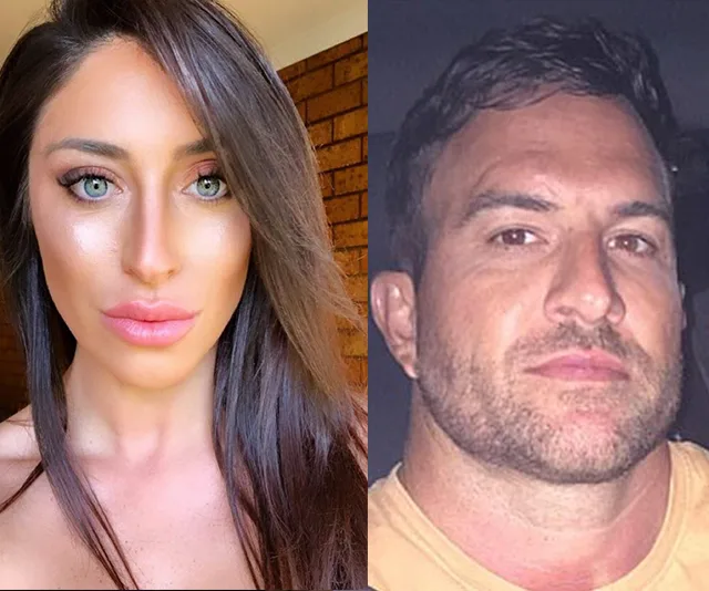 A woman with long dark hair and a man with short dark hair are pictured side by side, both looking at the camera.