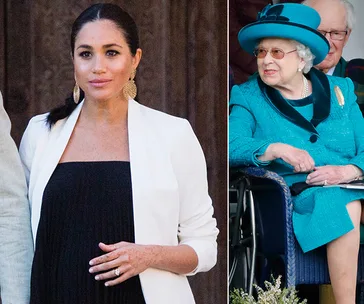 Two women side-by-side; left in a white blazer, right in a teal coat and hat, sitting in a wheelchair.