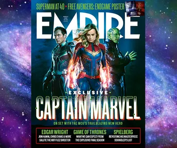 Captain Marvel, Marvel, Empire, Brie Larson, Samuel L Jackson
