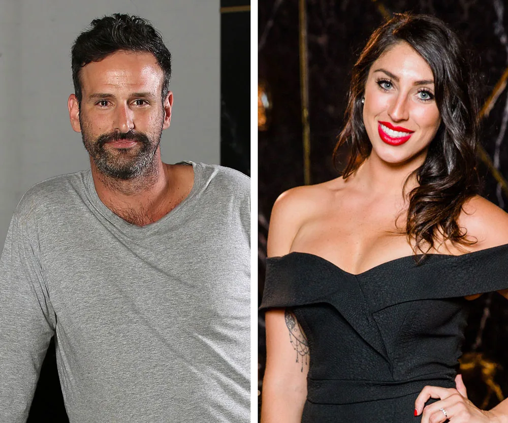 Mick and Tamara from "Married at First Sight" standing separately in casual and formal attire respectively.