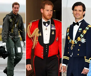 Royals in uniform 