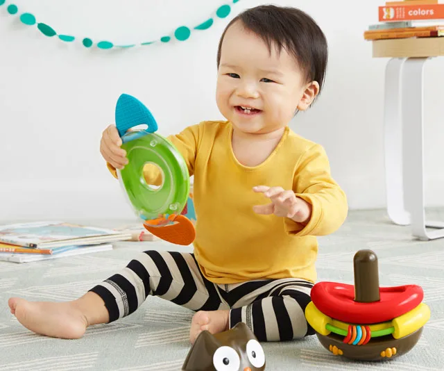 owl stacker toy