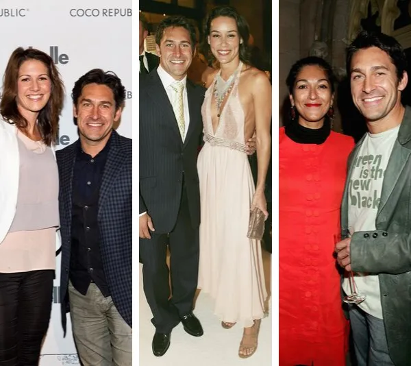 Jamie Durie with different women at various events, smiling and posing for photos.
