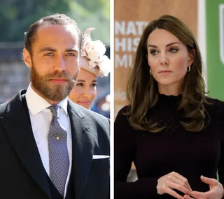 Two individuals with formal attire; one bearded man and one woman with long hair, appearing thoughtful.