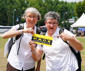 The Amazing Race Australia nuns Judy and Therese reveal they’re crushing on Beau Ryan