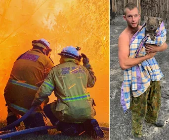 Brave volunteers and kind strangers: The unsung heroes of the devastating bushfires