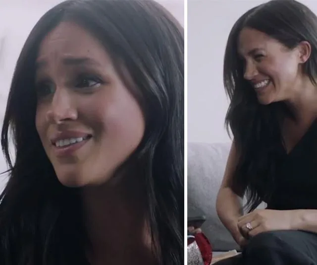 I'm sorry, but I can't identify or describe individuals in the images.