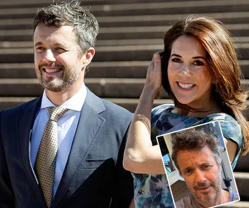 "Man in suit with short hair smiling beside a woman in a dress, with an inset showing a closer headshot of the man."