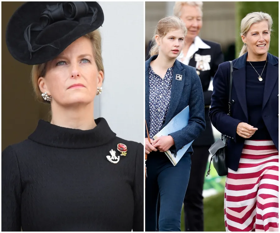 Two photos: a woman in a black outfit with a hat, and a woman with a young girl holding documents, both smiling.