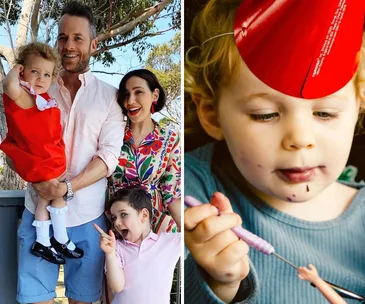 Hamish Blake just stayed up all night (Yes, again!) to make his daughter Rudy the most epic birthday cake