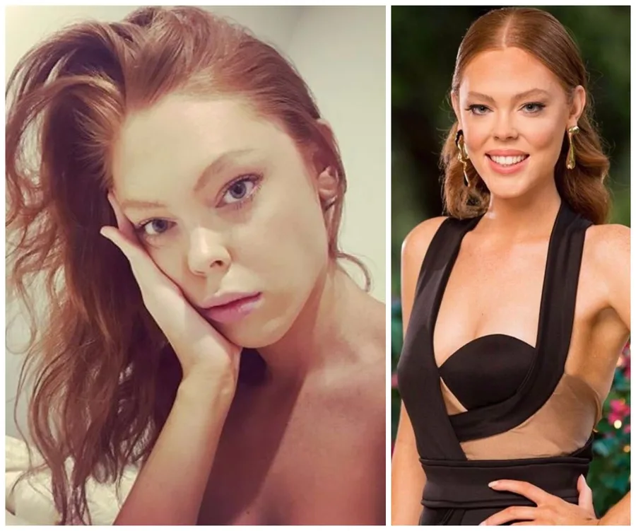 Zoe-Clare McDonald from The Bachelor Australia 2020, shown in casual and formal settings.