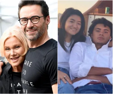 Couple on the left smiles in casual attire; couple on the right relaxing, dressed casually on a boat.