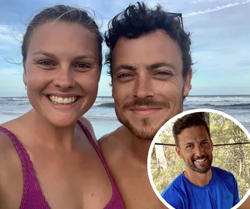 Tim Robards shares first glimpse of his exciting new gig with Home And Away’s Patrick O’Connor and Sophie Dillman