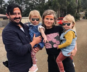 Home & Away’s Bonnie Sveen gives fans an unprecedented glimpse at her twin daughters in a rare new photo