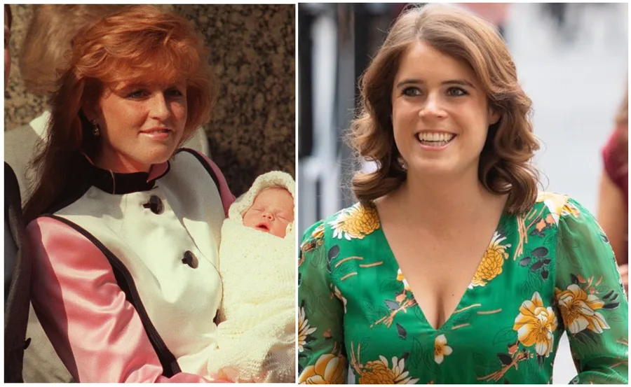 A side-by-side of a woman holding a baby, and another smiling woman in a floral dress.