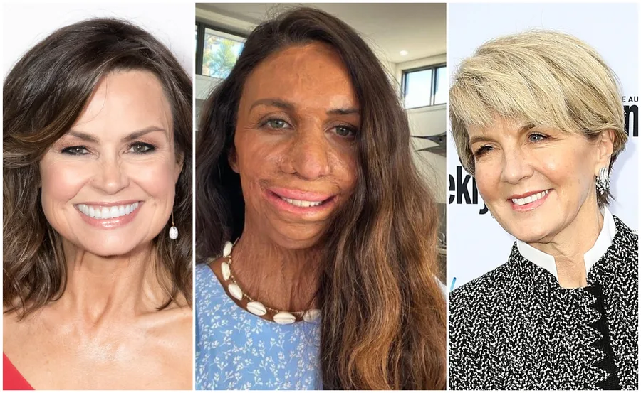 Three women are smiling in a collage; one has long hair, another has a short hairstyle.