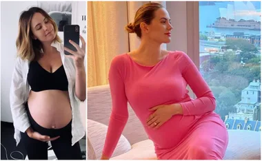 Baby boy joy! Jesinta and Buddy Franklin welcome their second child