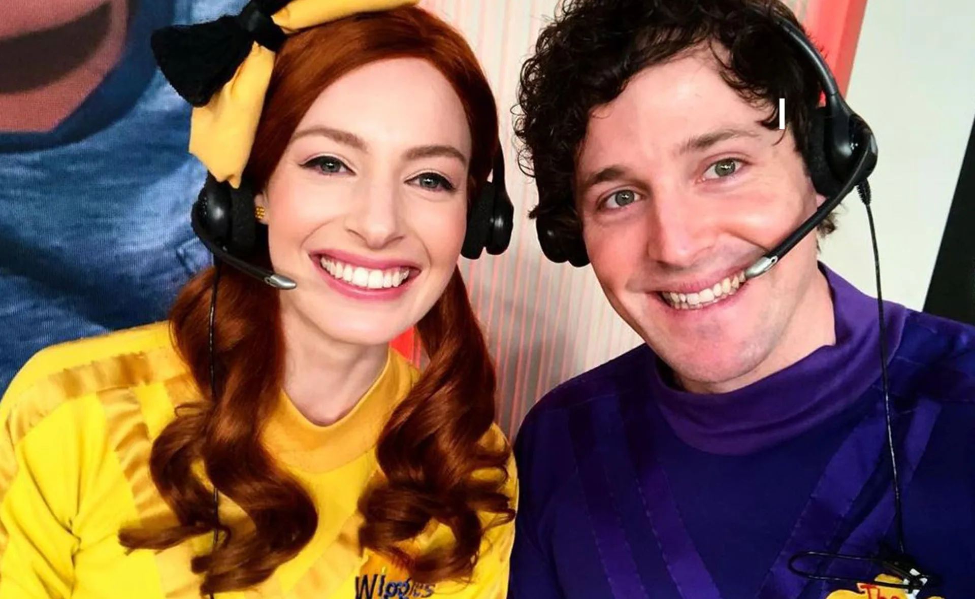 Wiggles' Lachy Gillespie and Emma Watkins