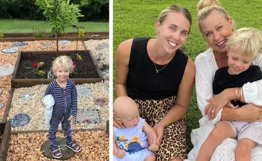 Lisa Curry and her grandson Flynn pay a touching tribute to late family member Jaimi Kenny