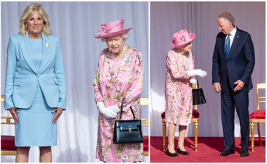 Queen Elizabeth, Jill Biden, Joe Biden