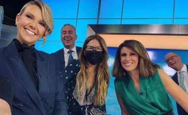 Pregnant Edwina Bartholomew forced into isolation after Sunrise crew member tests positive for COVID-19