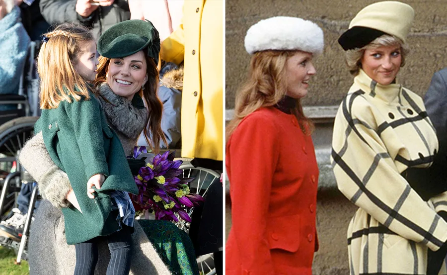 Queen Elizabeth, Duchess Catherine, Princess Charlotte
