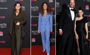 Danielle Cormack, Rachel Griffiths, Hamish Blake and Lisa Wilkinson are among the high-profile stars to dazzle on the 2021 AACTA Awards red carpet